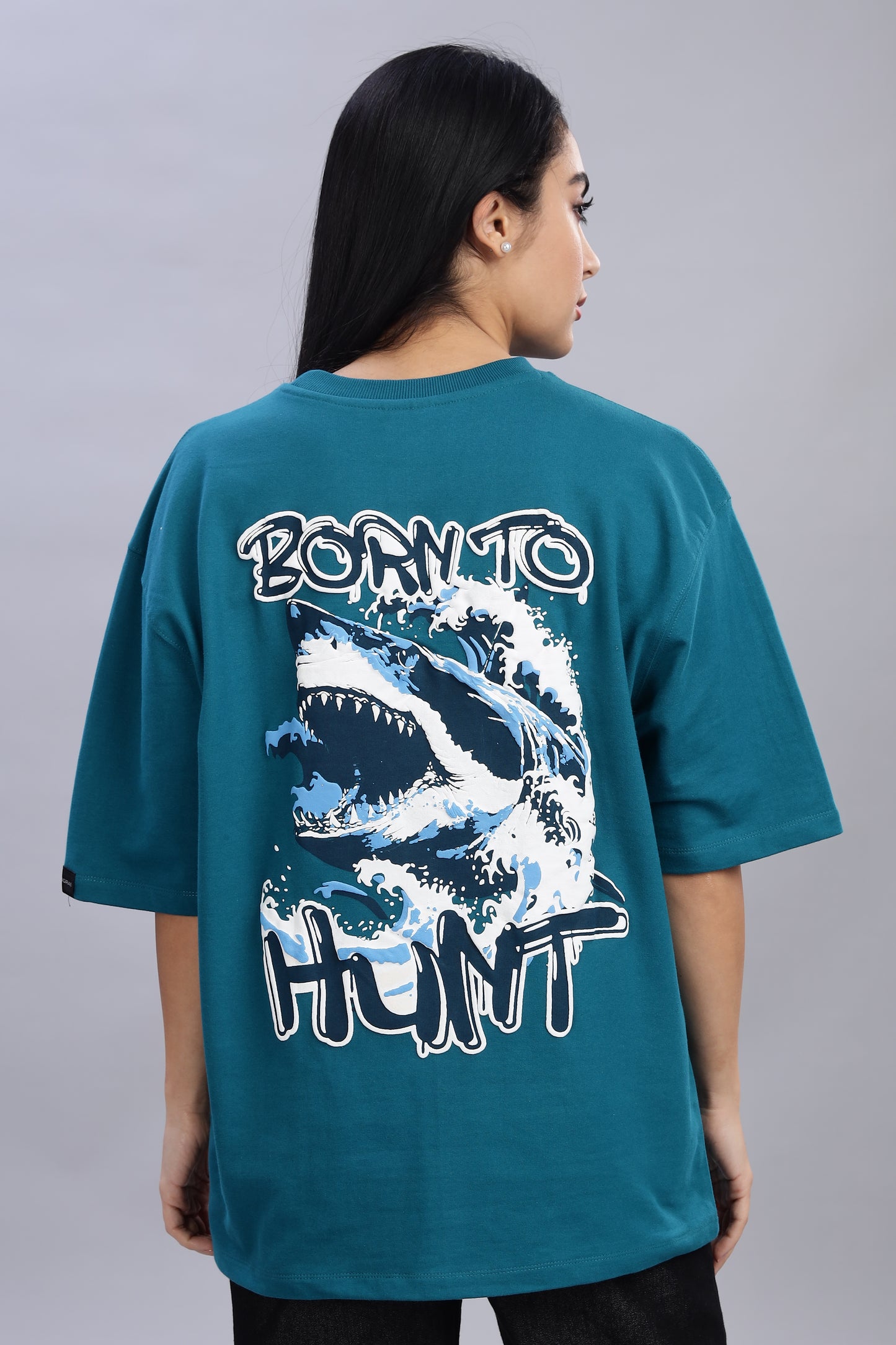 Kill Them with Good Looks: Shark- Born to Hunt T-shirt