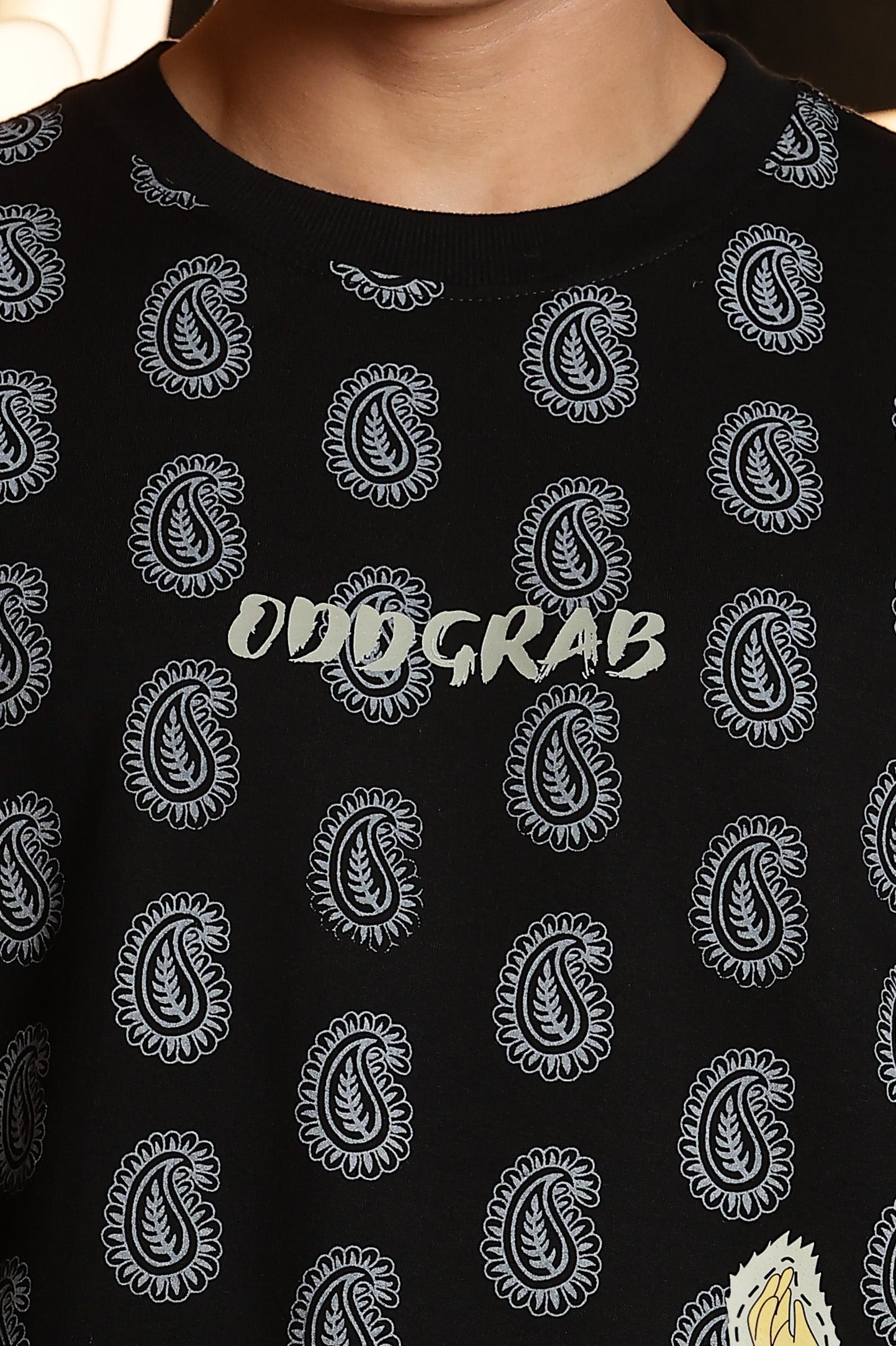 Heritage Village Oversized Black T-shirt