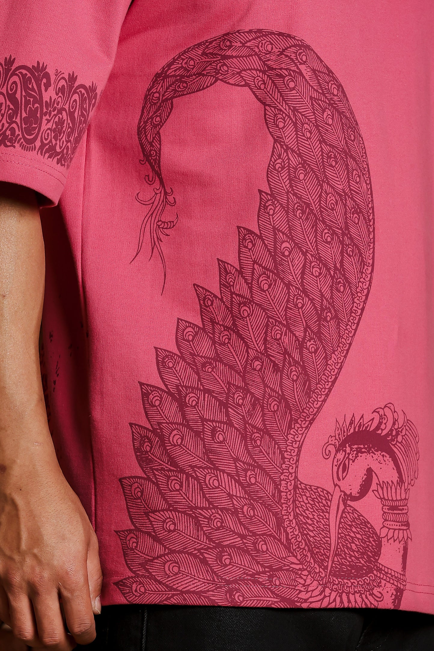 Regal Rise Pink Oversized T-Shirt