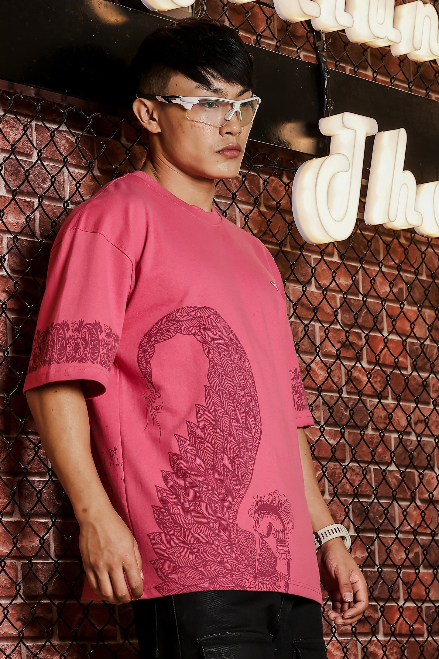 Regal Rise Pink Oversized T-Shirt