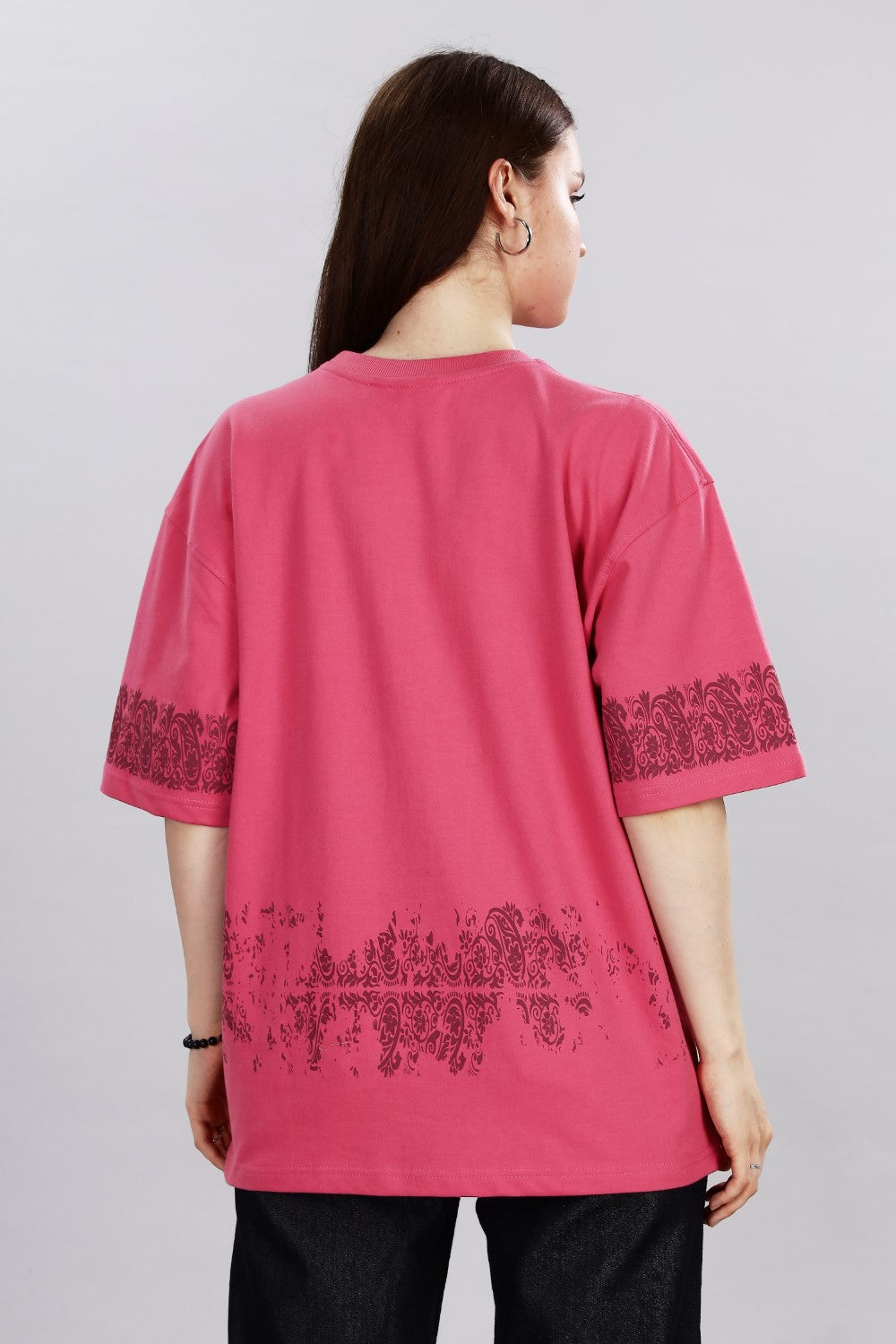 Regal Rise Pink Oversized T-Shirt