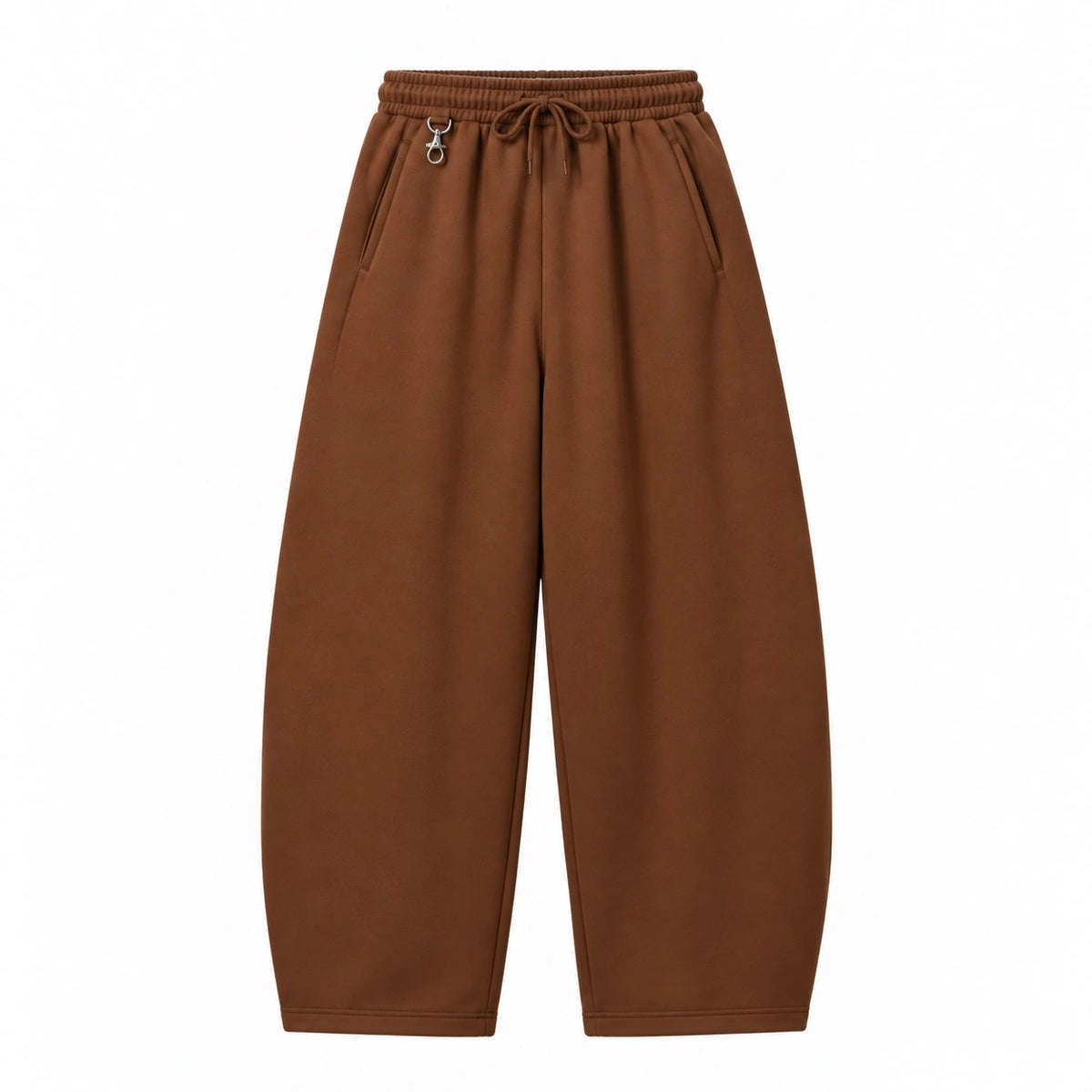 Brown Utility Baggy Sweatpants