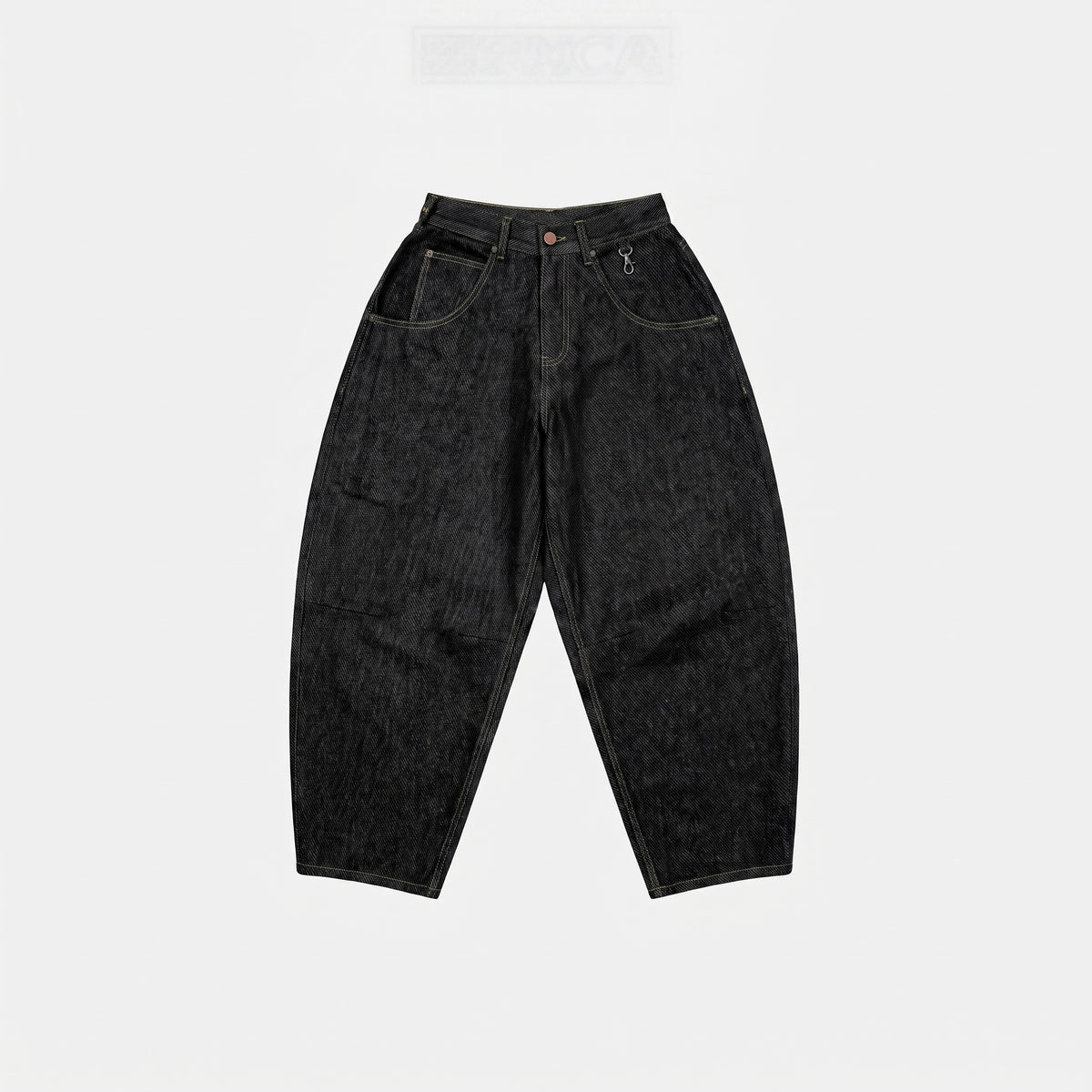 Noir Utility Baggy Jeans