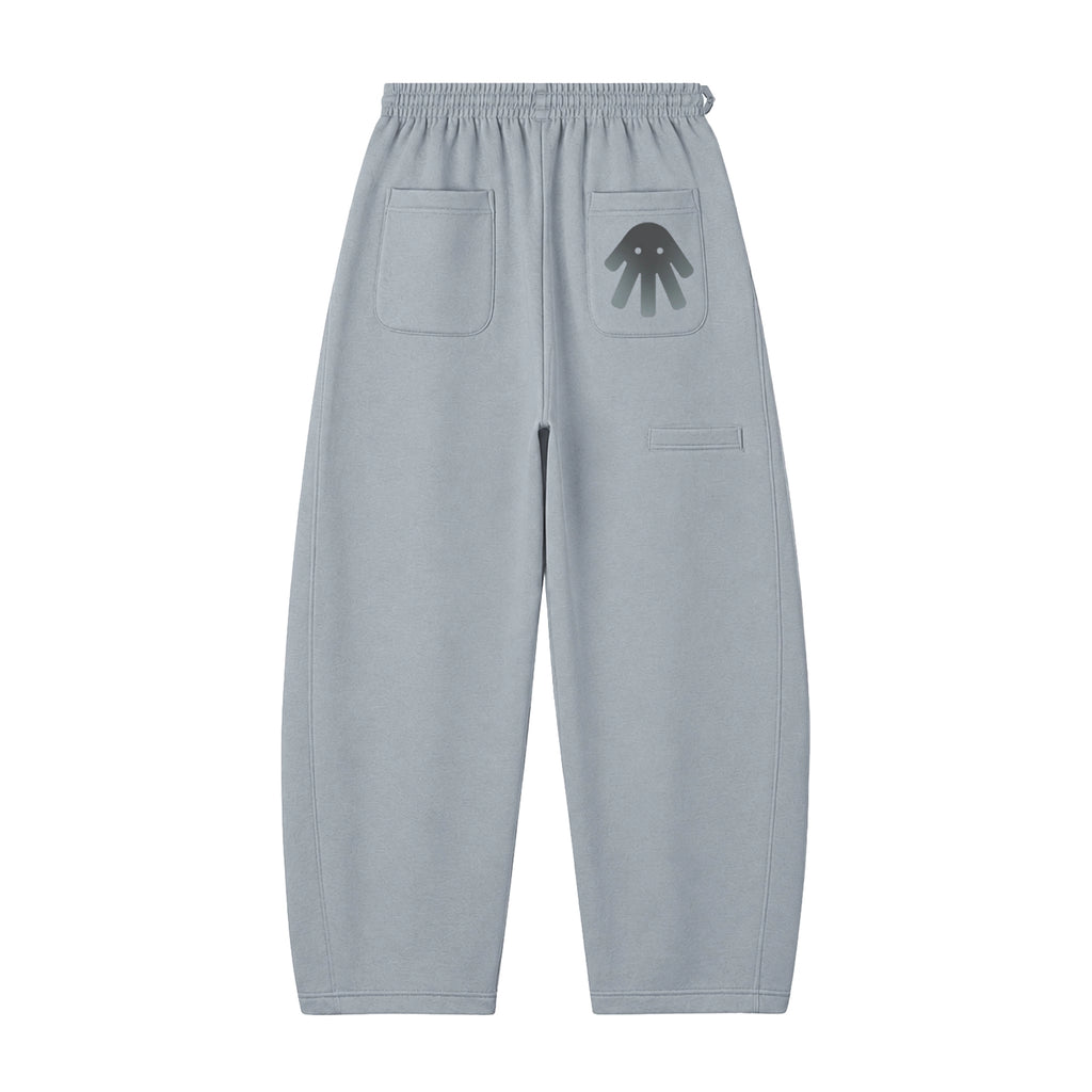 Dark Grey Utility Baggy Sweatpants