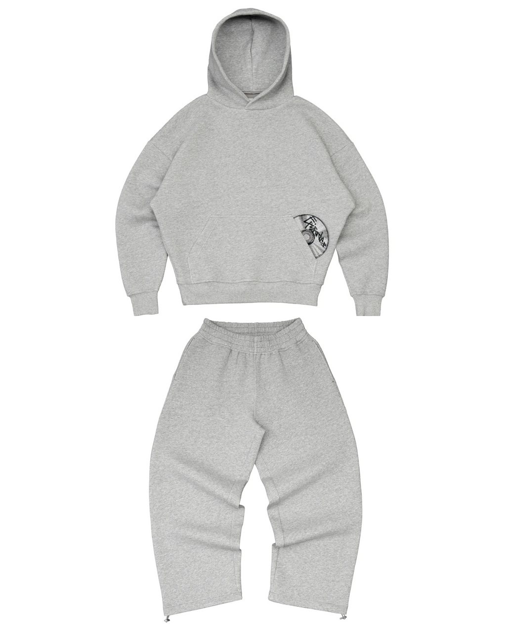 Record Baggy Set Black