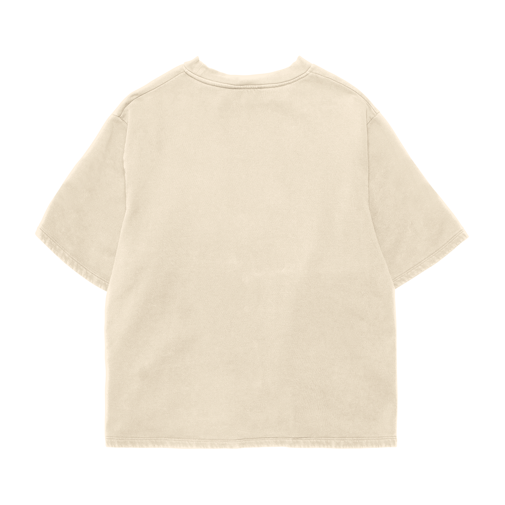 Bazar Echo Oversized Cream T-shirt