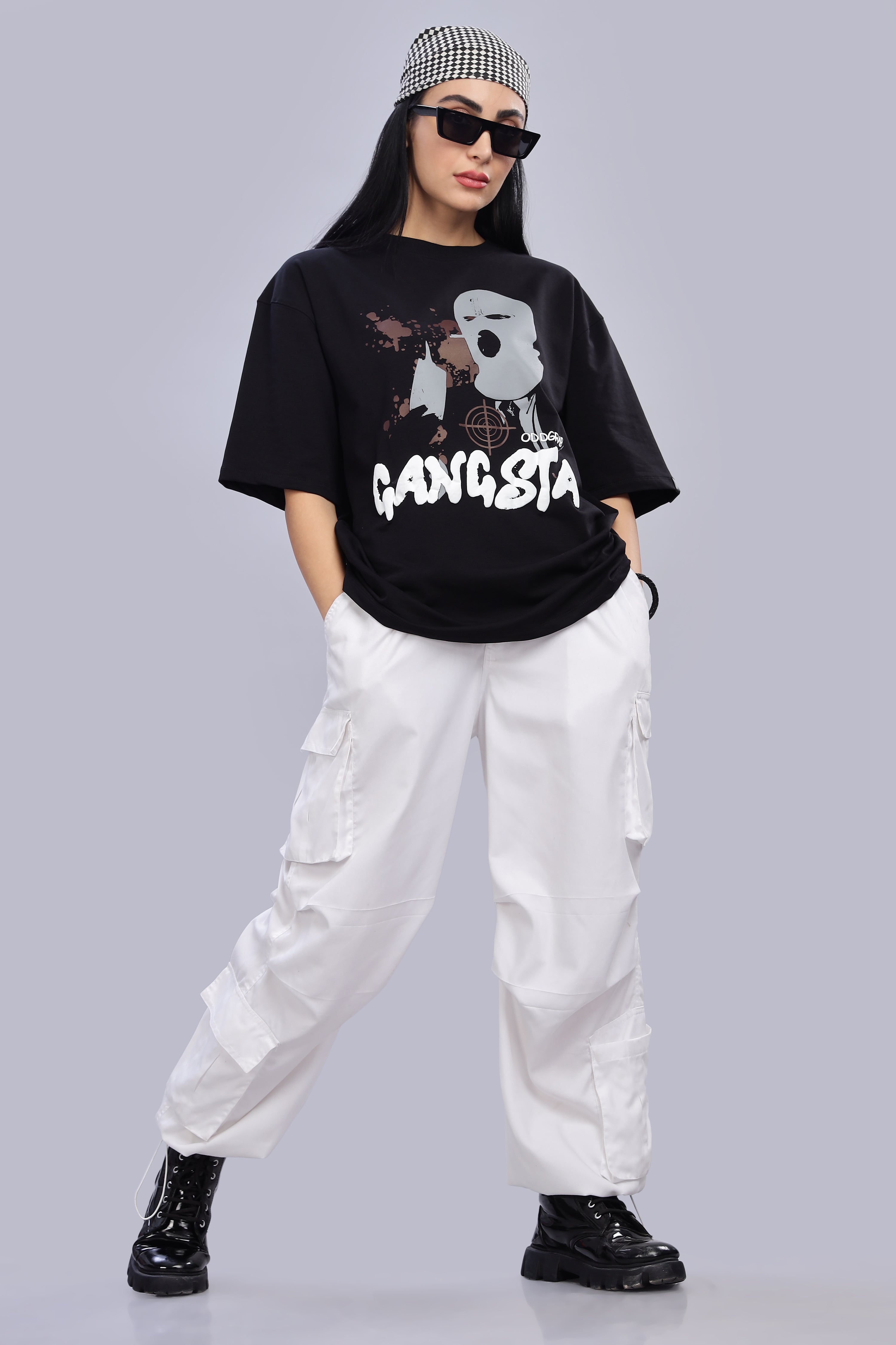 Prefers to Slay in the Dark: Gangsta Black T-shirt