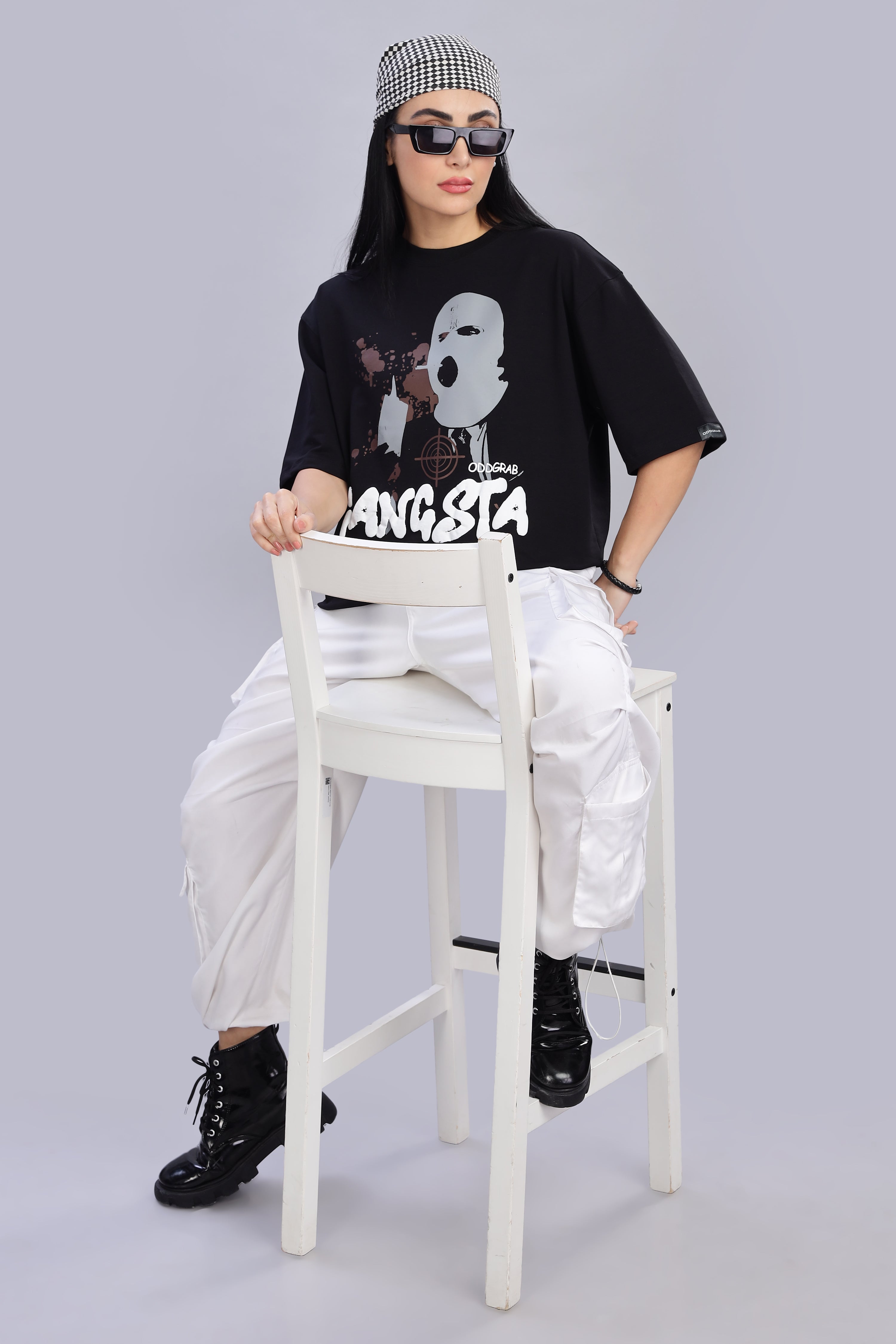 Prefers to Slay in the Dark: Gangsta Black T-shirt