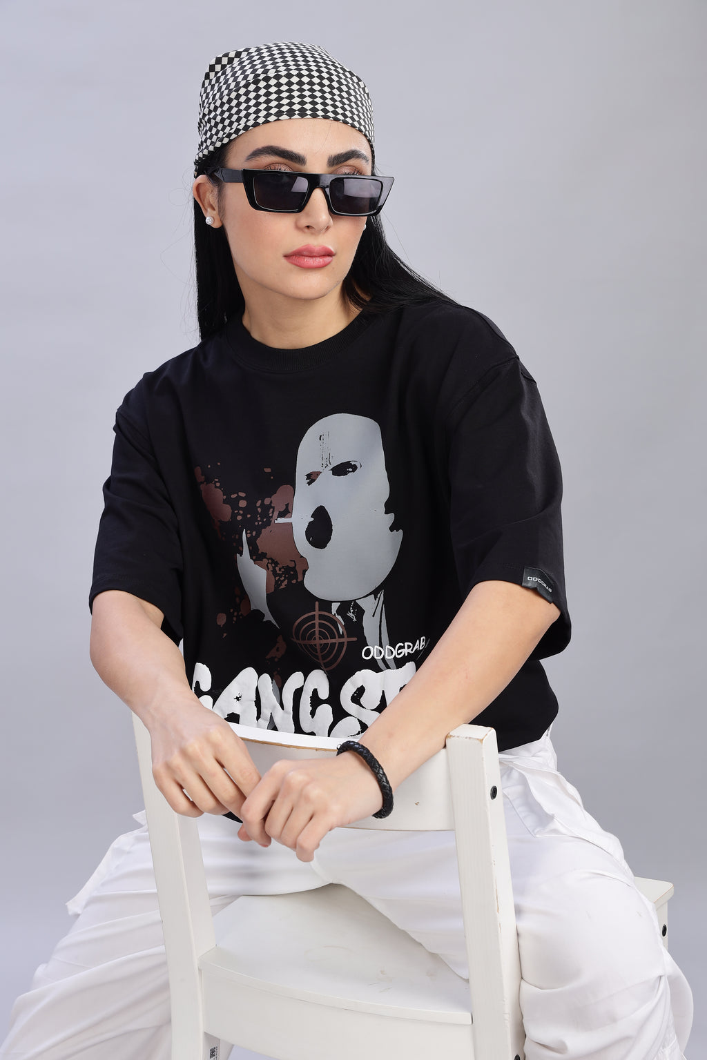 Prefers to Slay in the Dark: Gangsta Black T-shirt