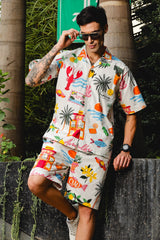 Amalfi Escape Printed Co-ord Set – Vibrant Vacation Mode