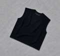 Black Mesh Tank Top