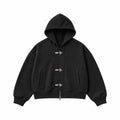 Frost Clasp Hoodie  Black