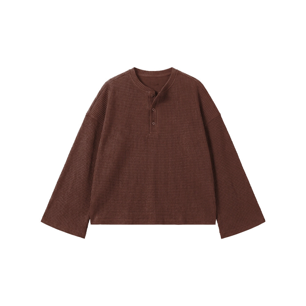 Coffee Waffle Henley