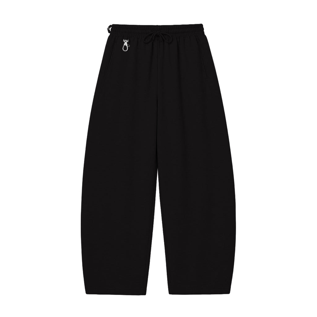 Black Utility Baggy Sweatpants