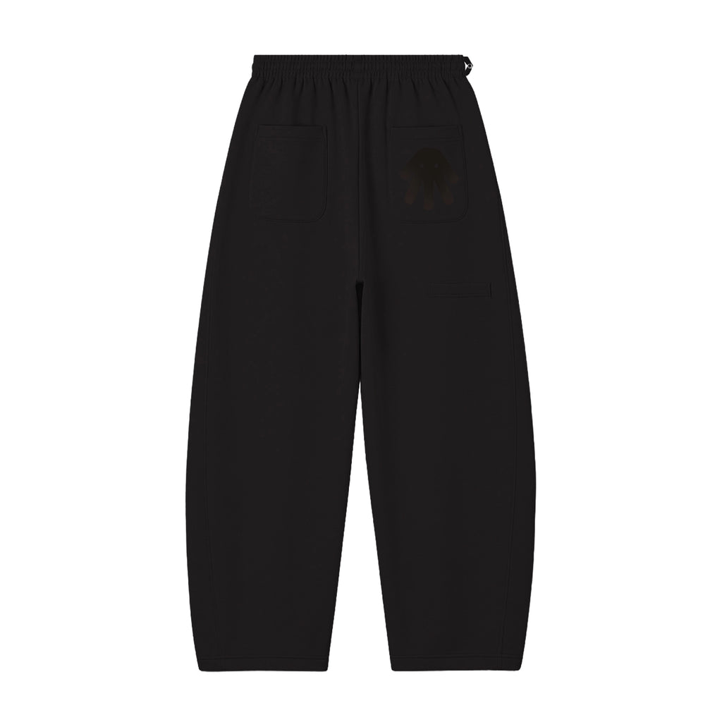 Black Utility Baggy Sweatpants