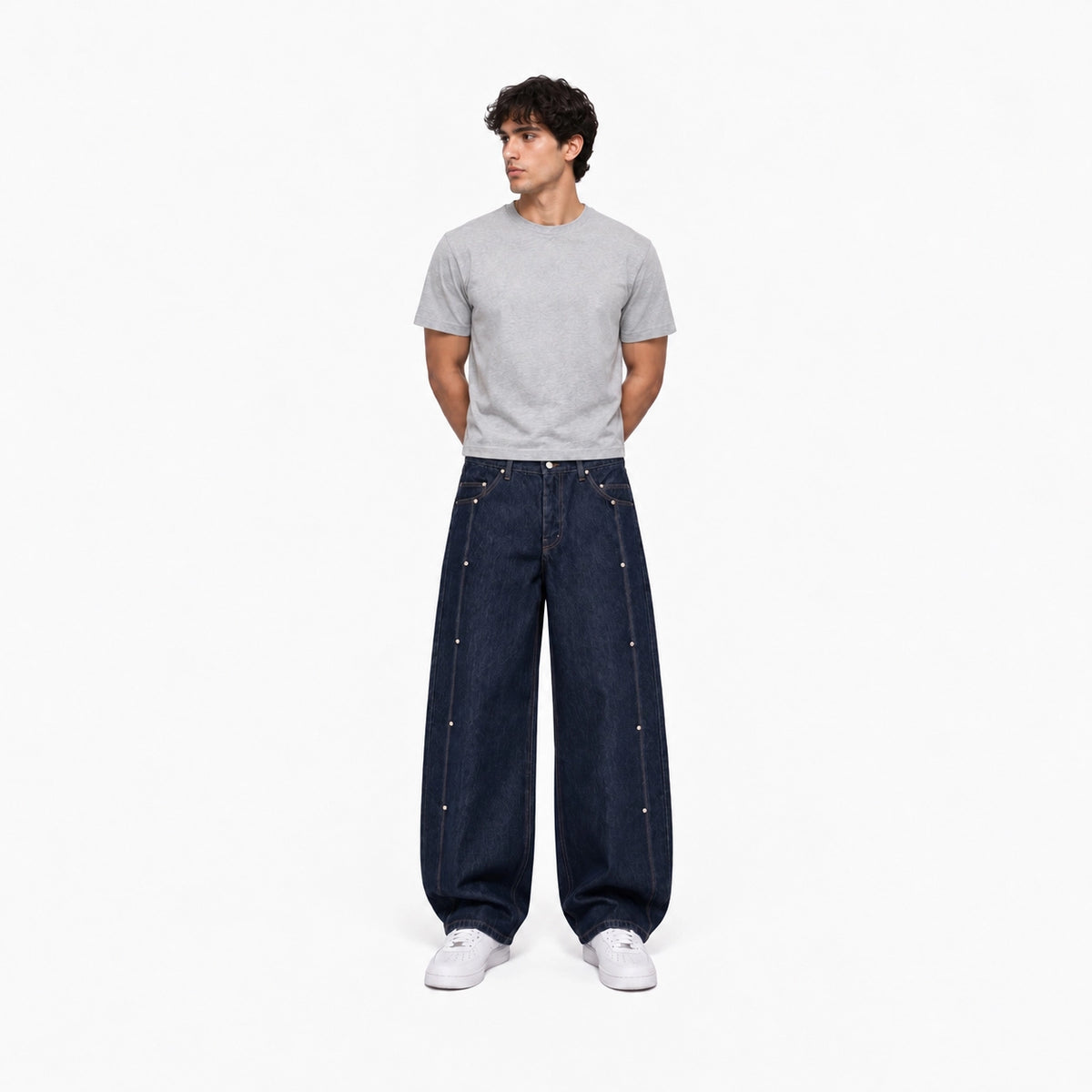 Rivet Baggy Jeans