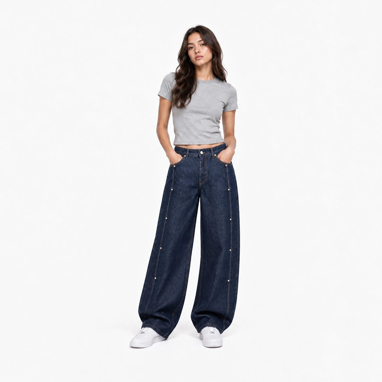 Rivet Baggy Jeans