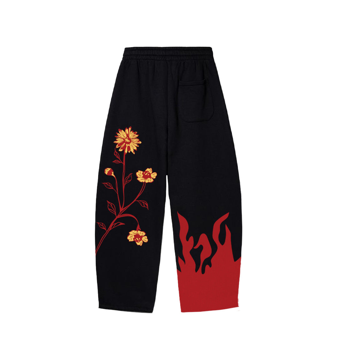 Wild Bloom Flare Pants