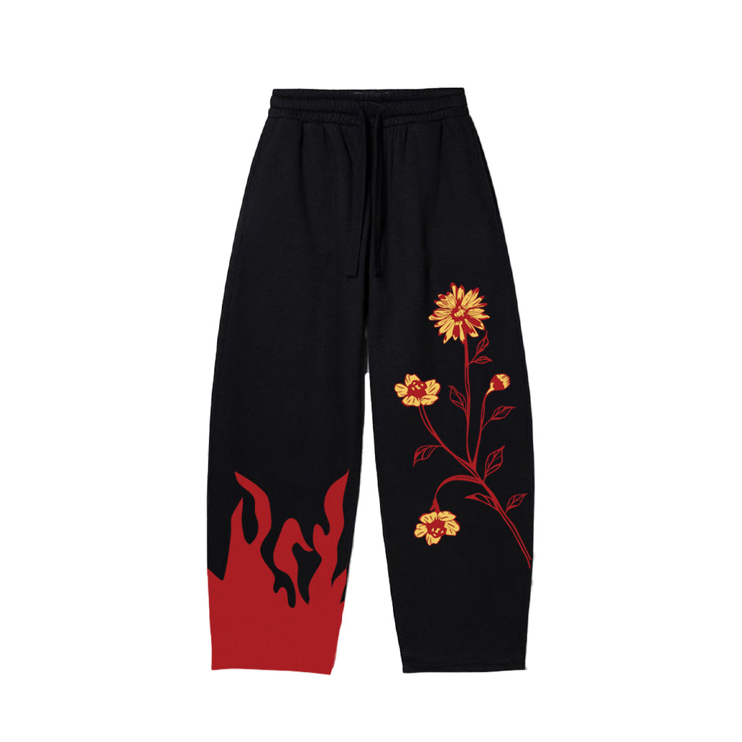 Wild Bloom Flare Pants