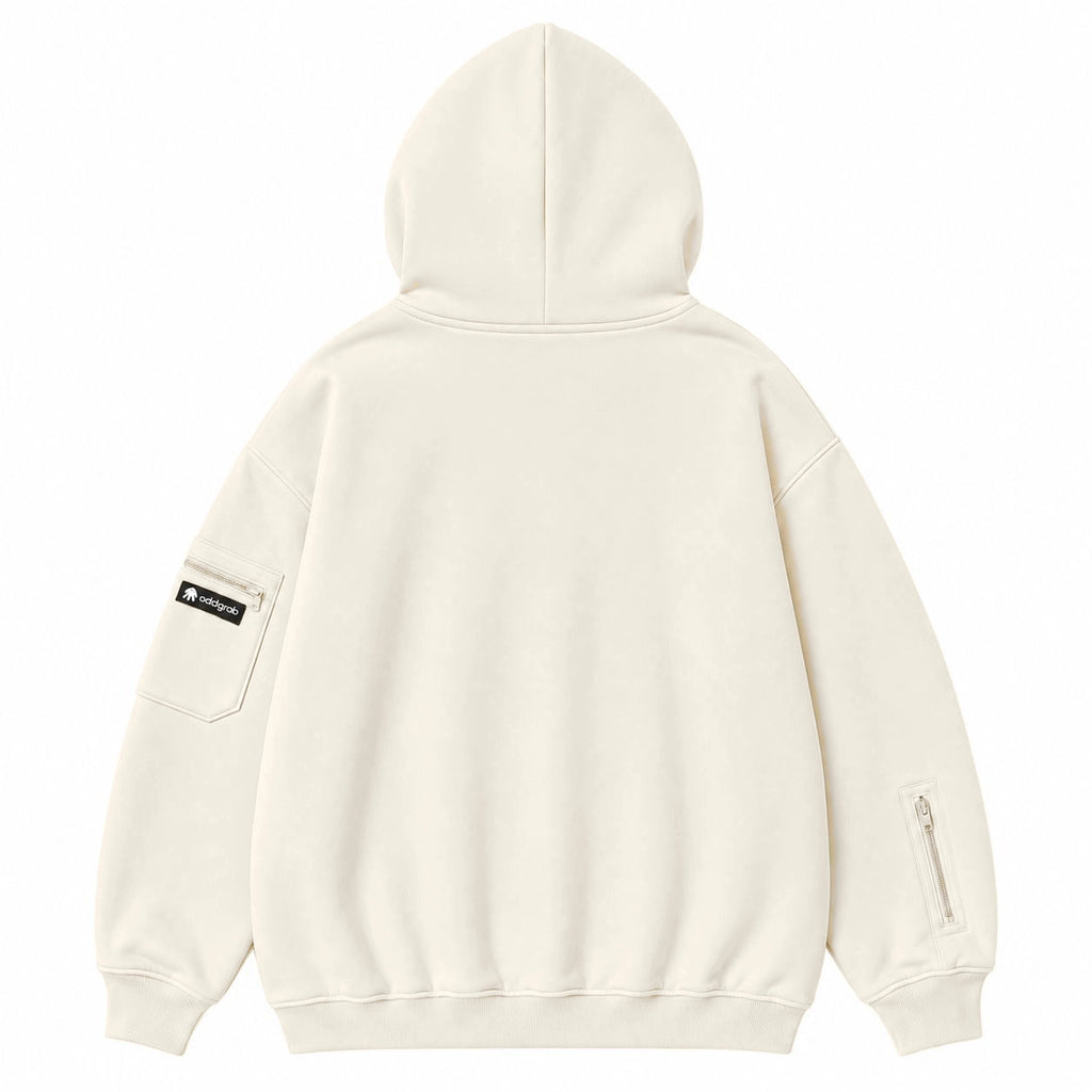 Cream Eye Mask Hoodie