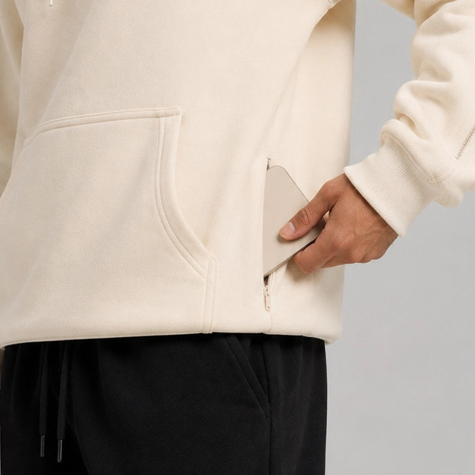 Cream Eye Mask Hoodie