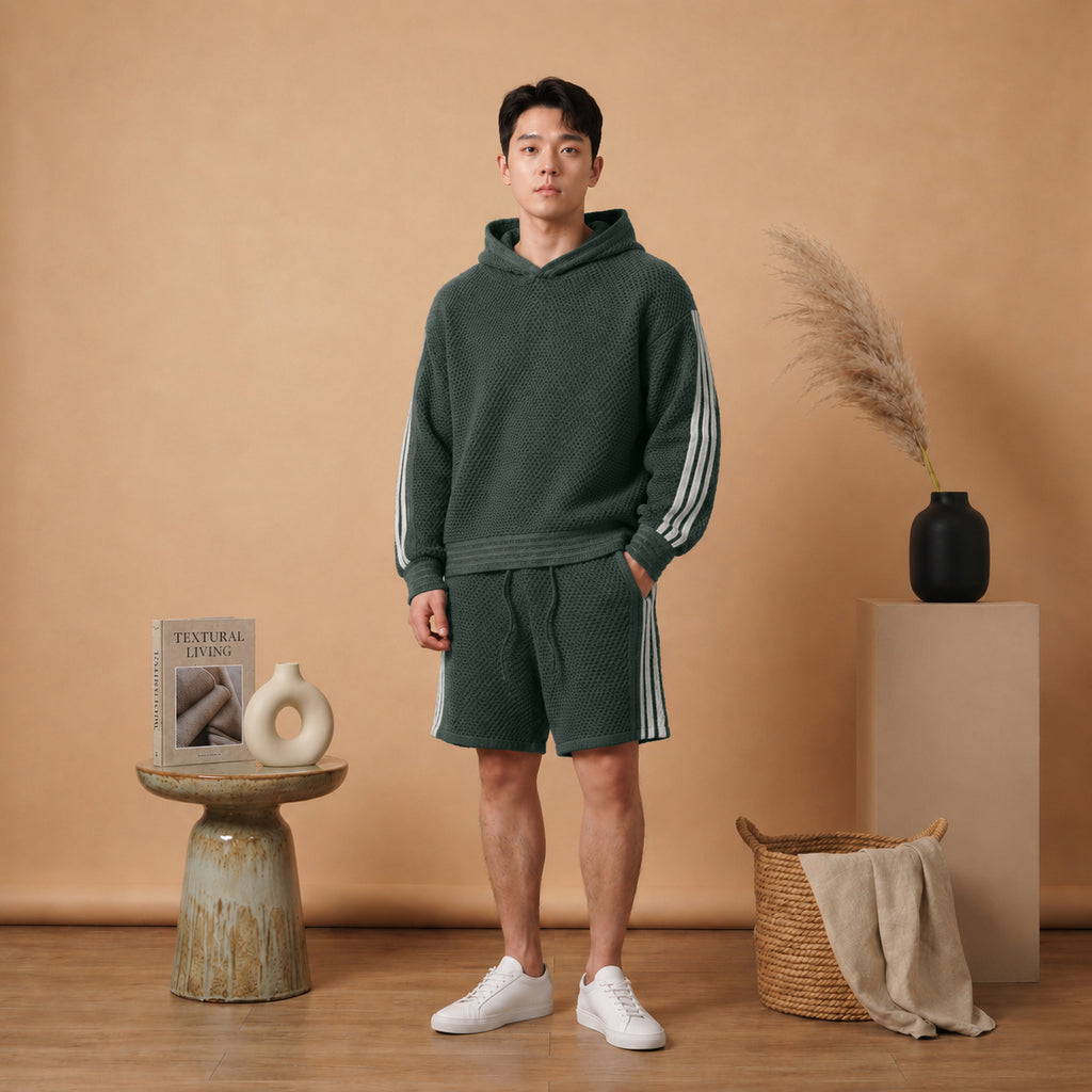 GREEN MESH CO-ORD SET