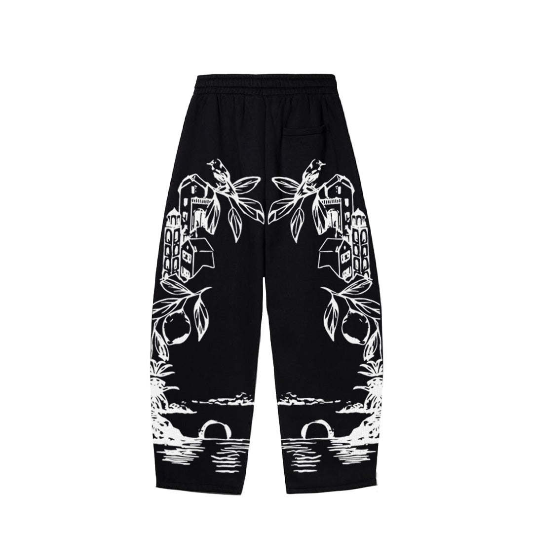 Midnight Sketch Flare Pants