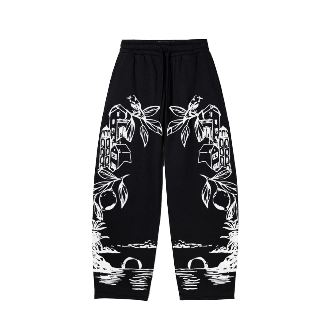 Midnight Sketch Flare Pants