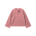Pink Waffle Henley