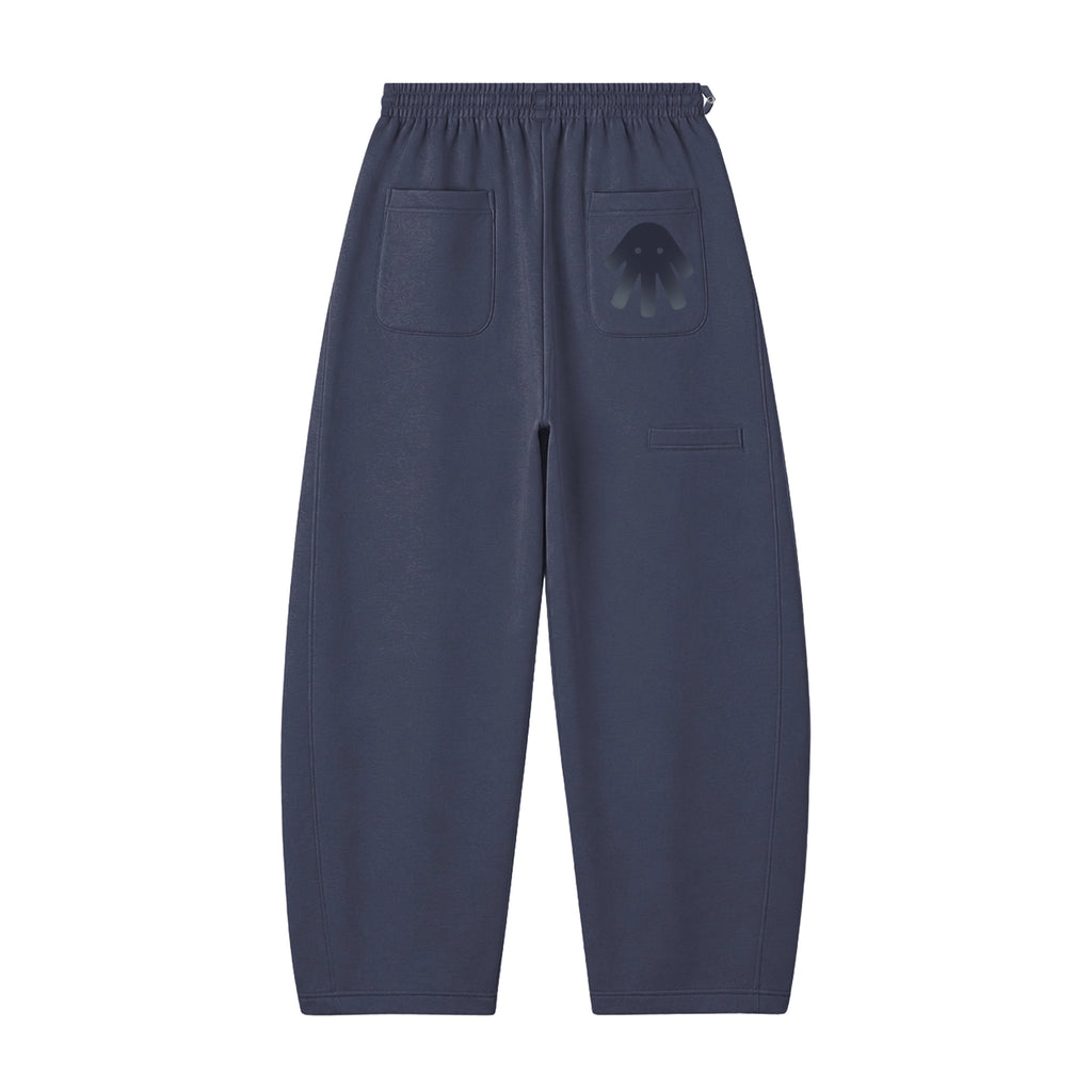 Blue Utility Baggy Sweatpants
