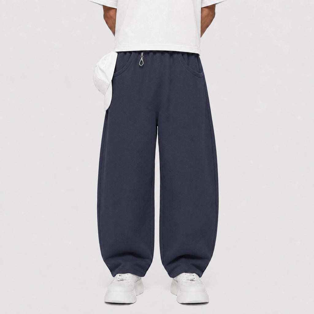 Blue Utility Baggy Sweatpants