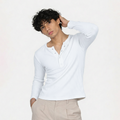 Core White Henley