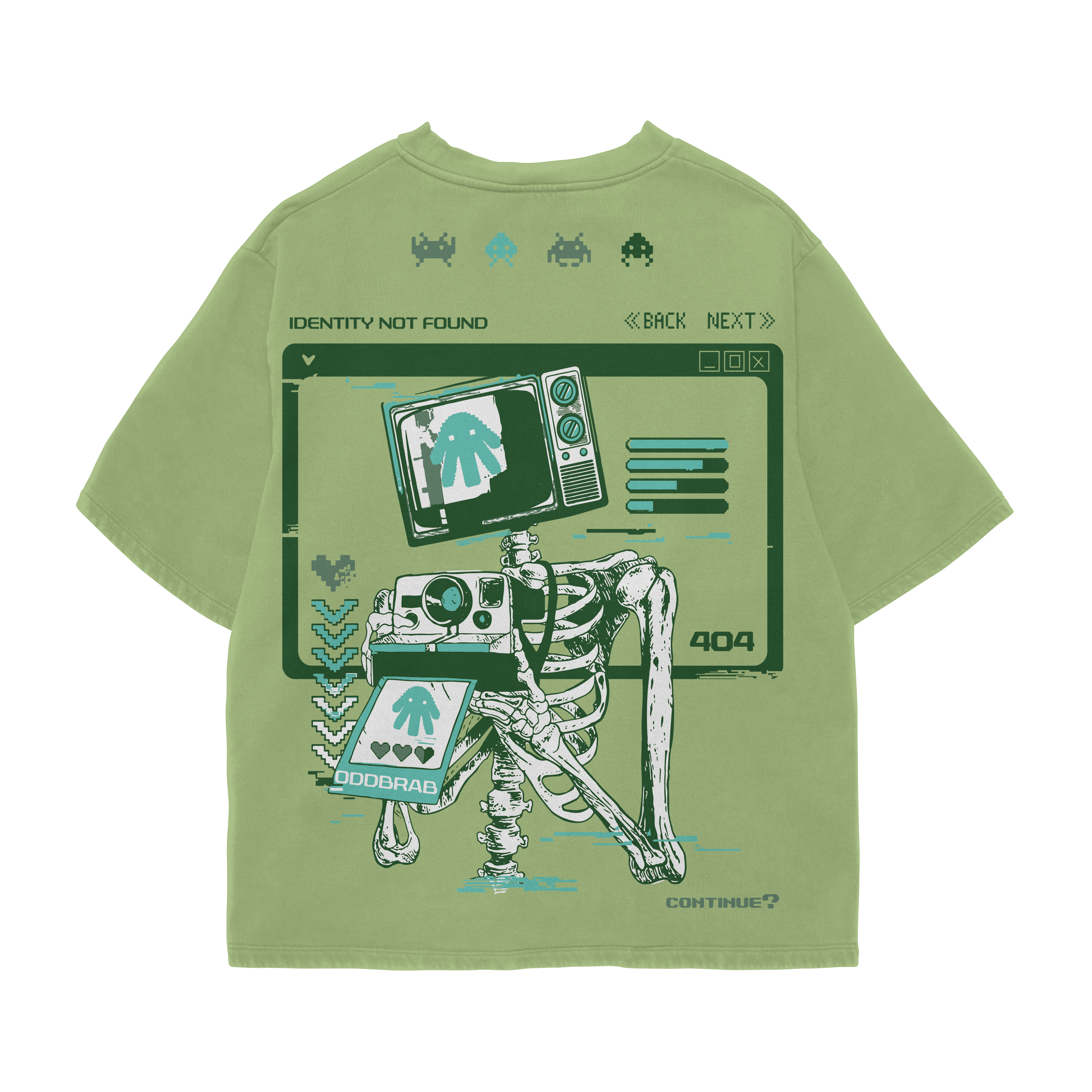 Glitchcore Oversized Tee