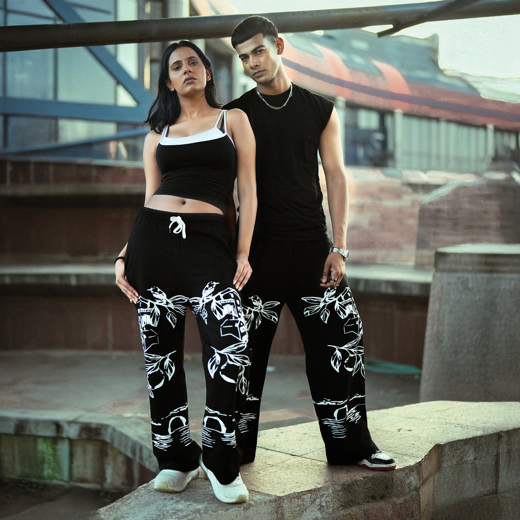 Midnight Sketch Flare Pants