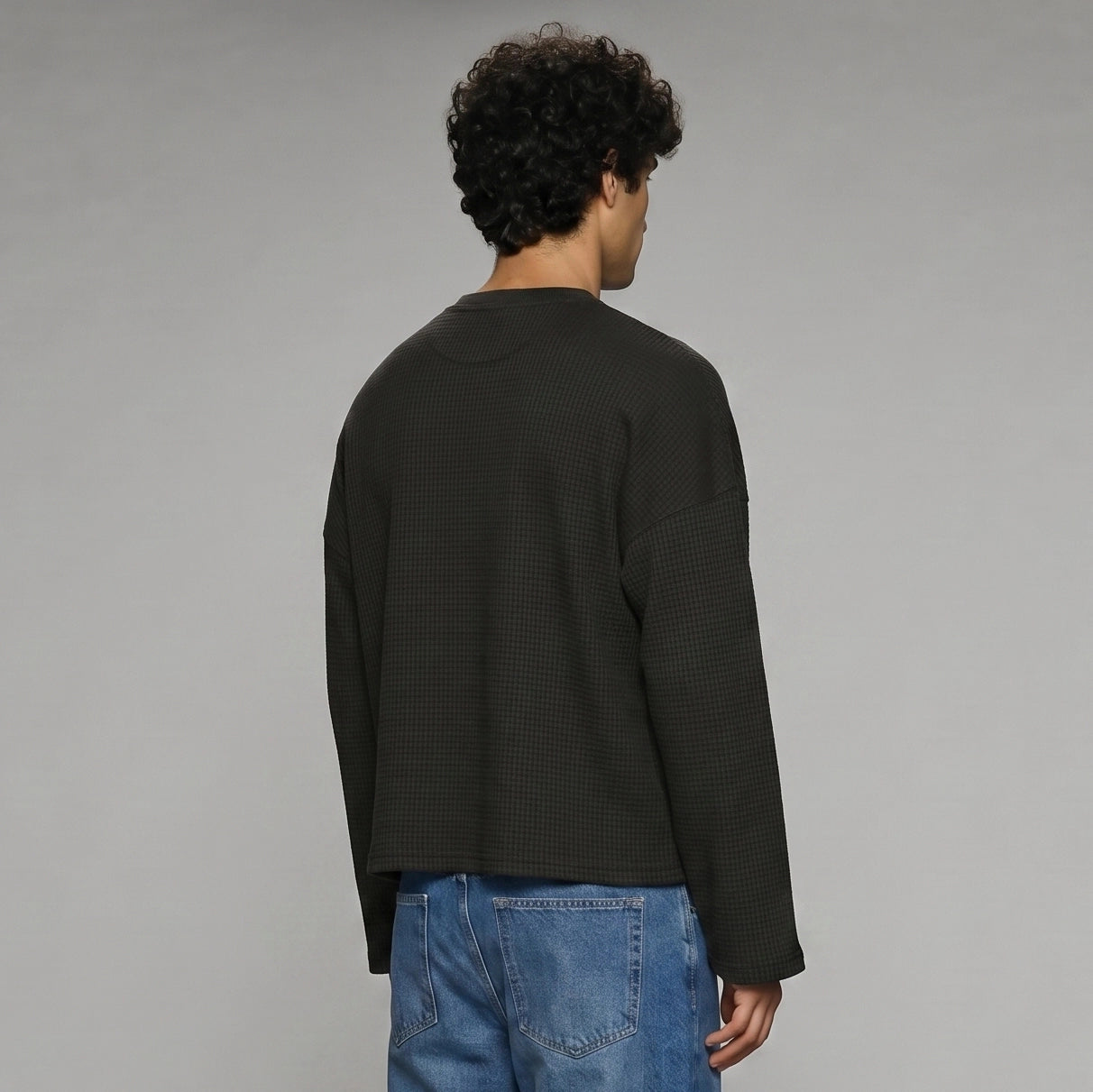 Classic Black Henley