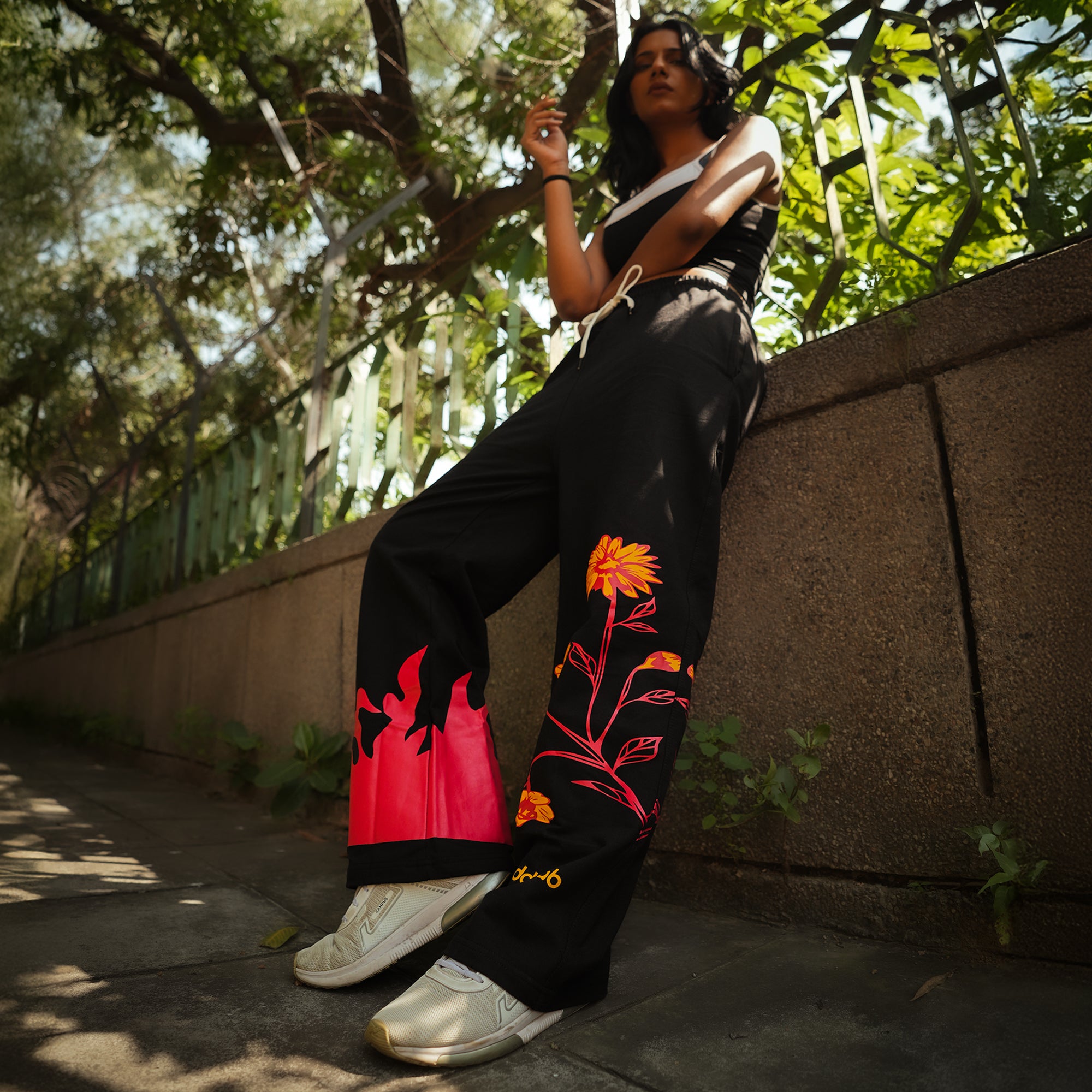 Wild Bloom Flare Pants