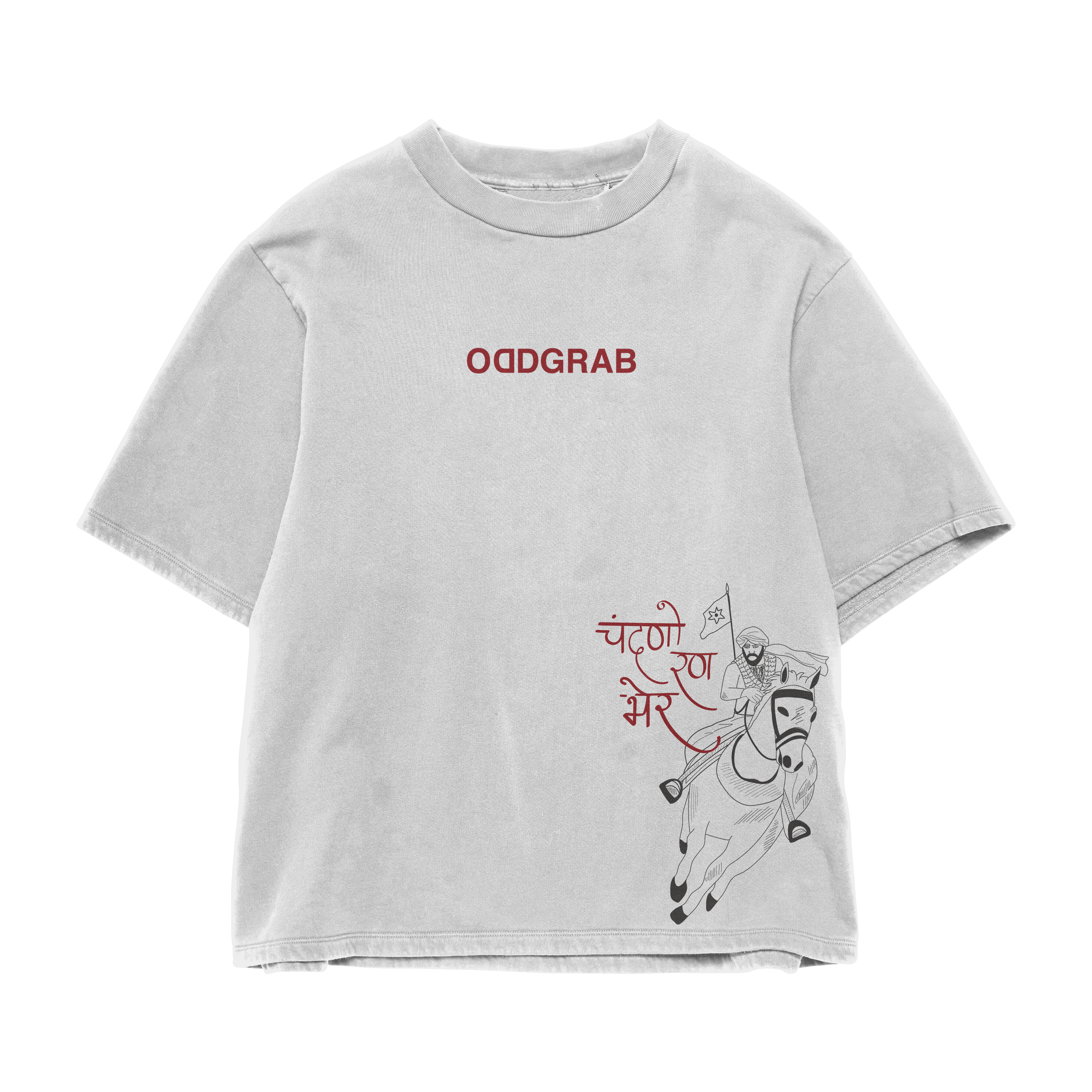 Warrior Edition Oversized Off-White T-shirt
