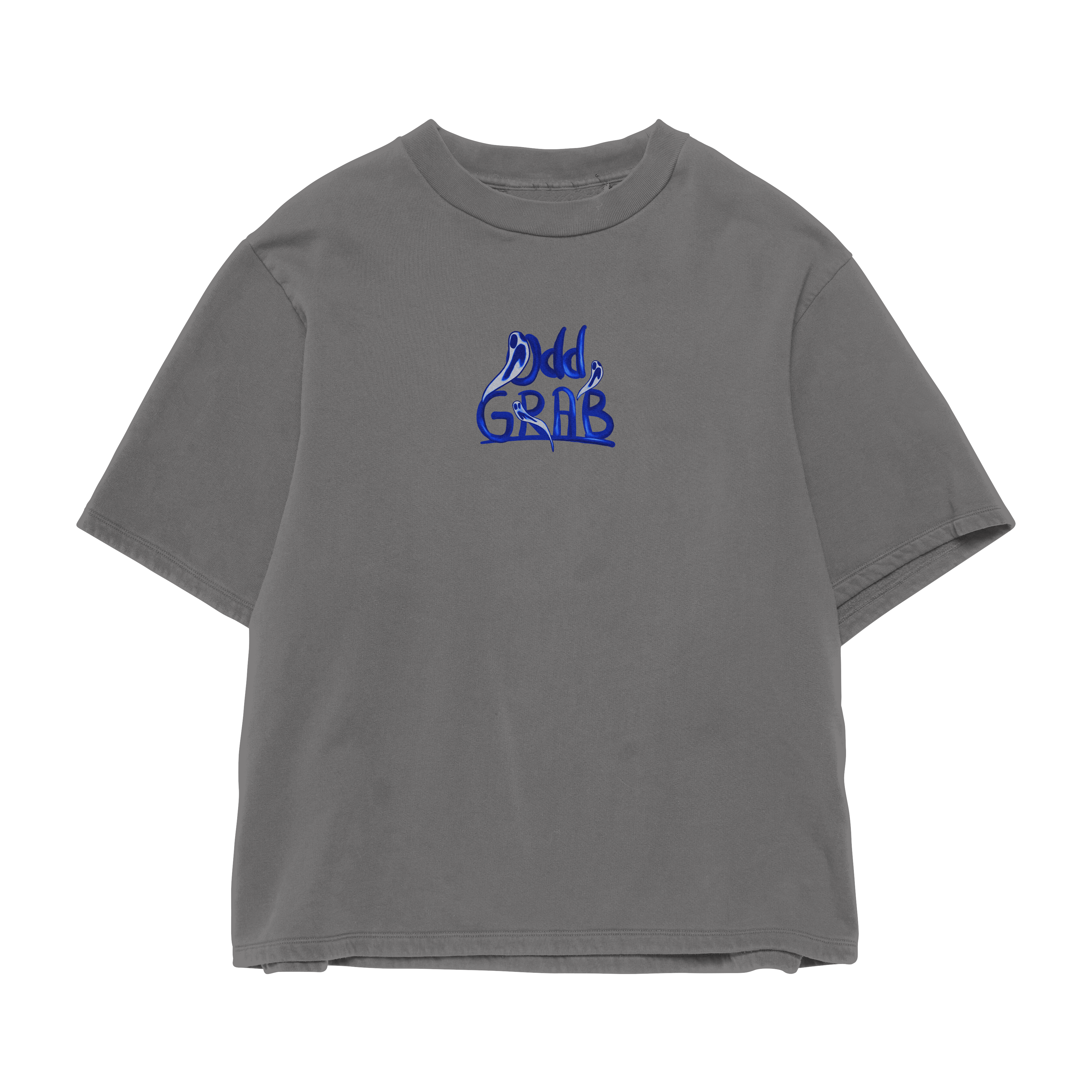 Curses Gray Oversized T-shirt