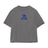 Curses Gray Oversized T-shirt