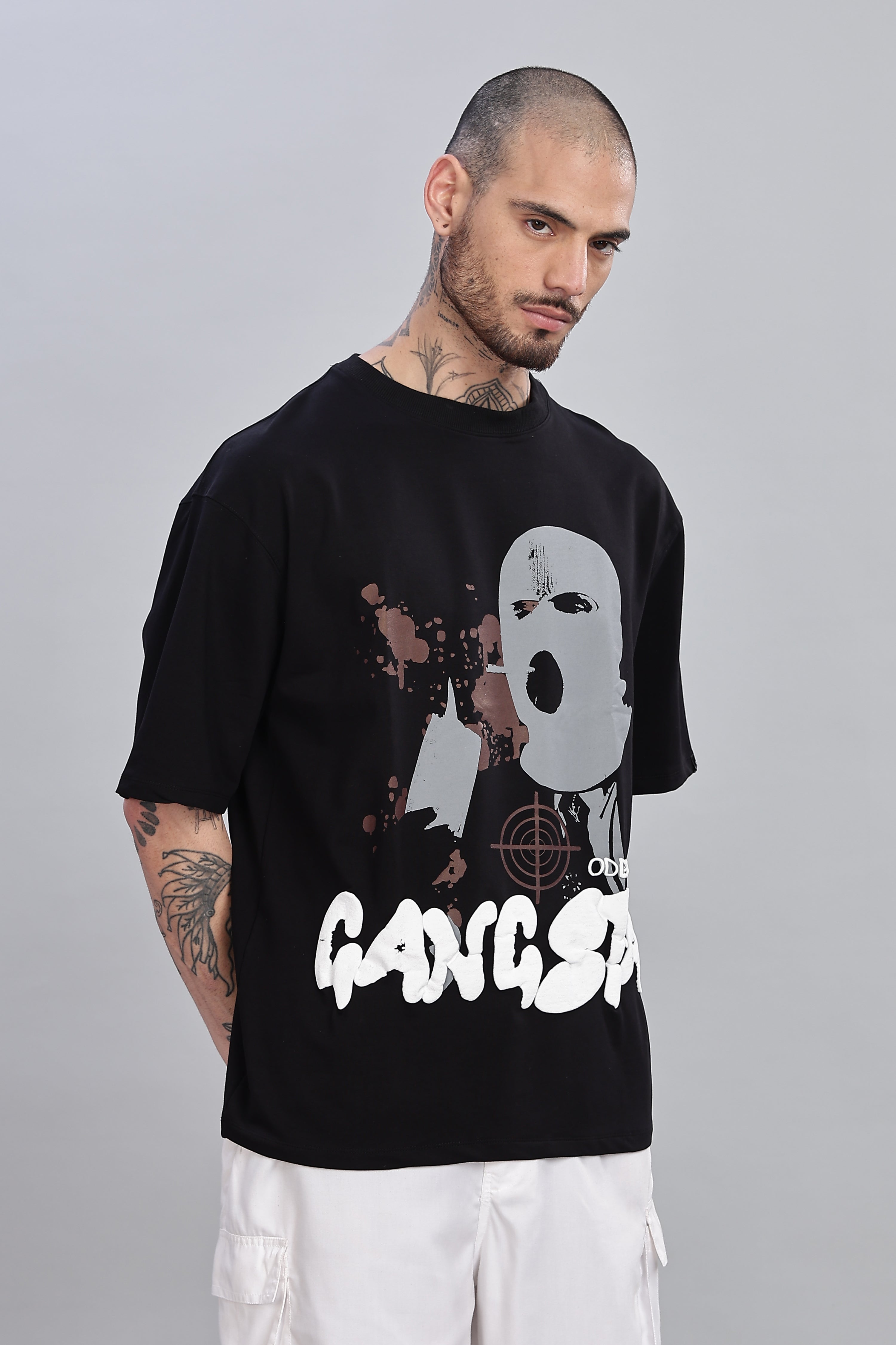 Prefers to Slay in the Dark: Gangsta Black T-shirt