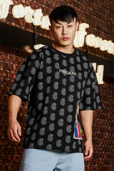 Heritage Village Oversized Black T-shirt