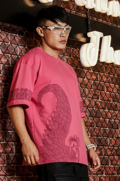 Regal Rise Pink Oversized T-Shirt