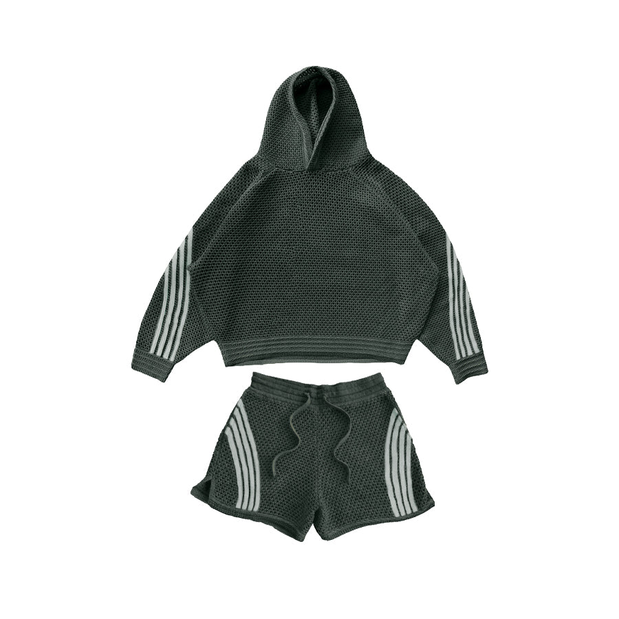 GREEN MESH CO-ORD SET