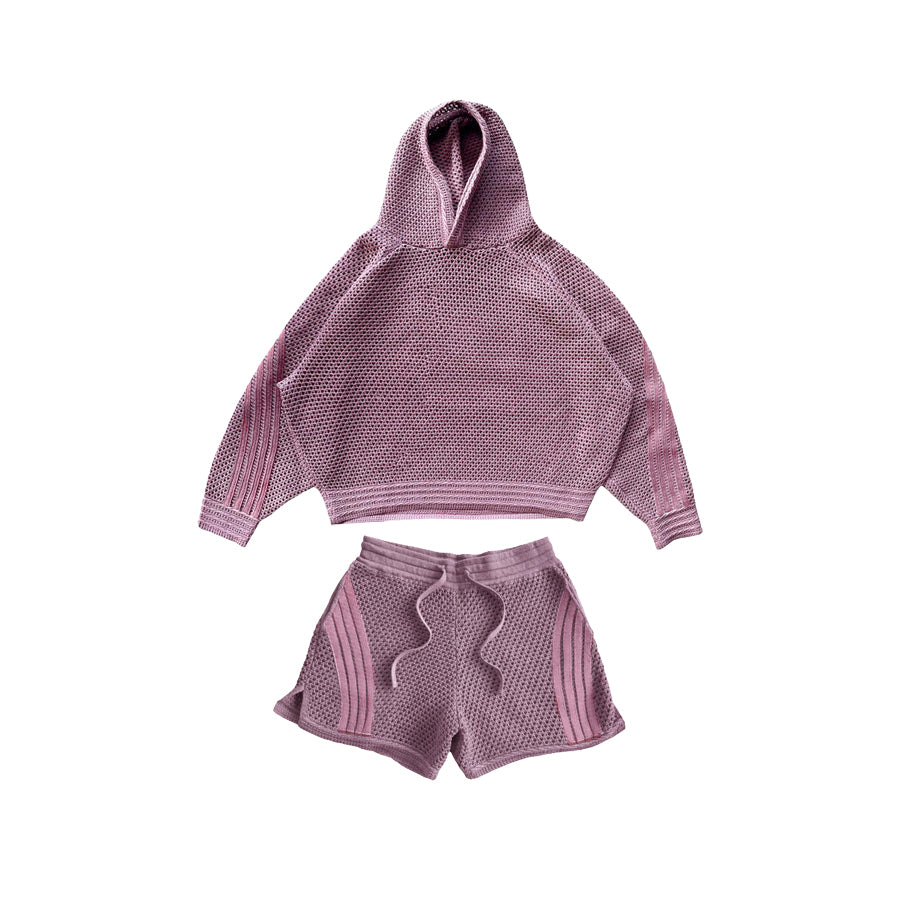 PINK MESH CO-ORD SET