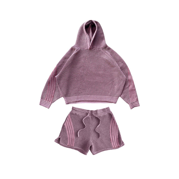 Pink Mesh Co-Ord Set