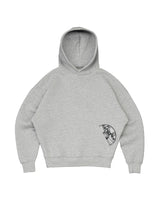 Record Baggy Hoodie Black