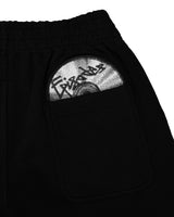 Record Baggy Black Sweatpants