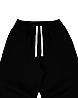 Record Baggy Black Sweatpants