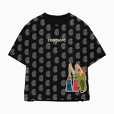 Heritage Village Oversized Black T-shirt