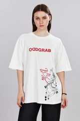 Warrior Edition Oversized Off-White T-shirt